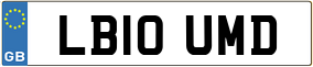 Truck License Plate